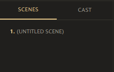 Navigation Interface for Scriptwriter Pro